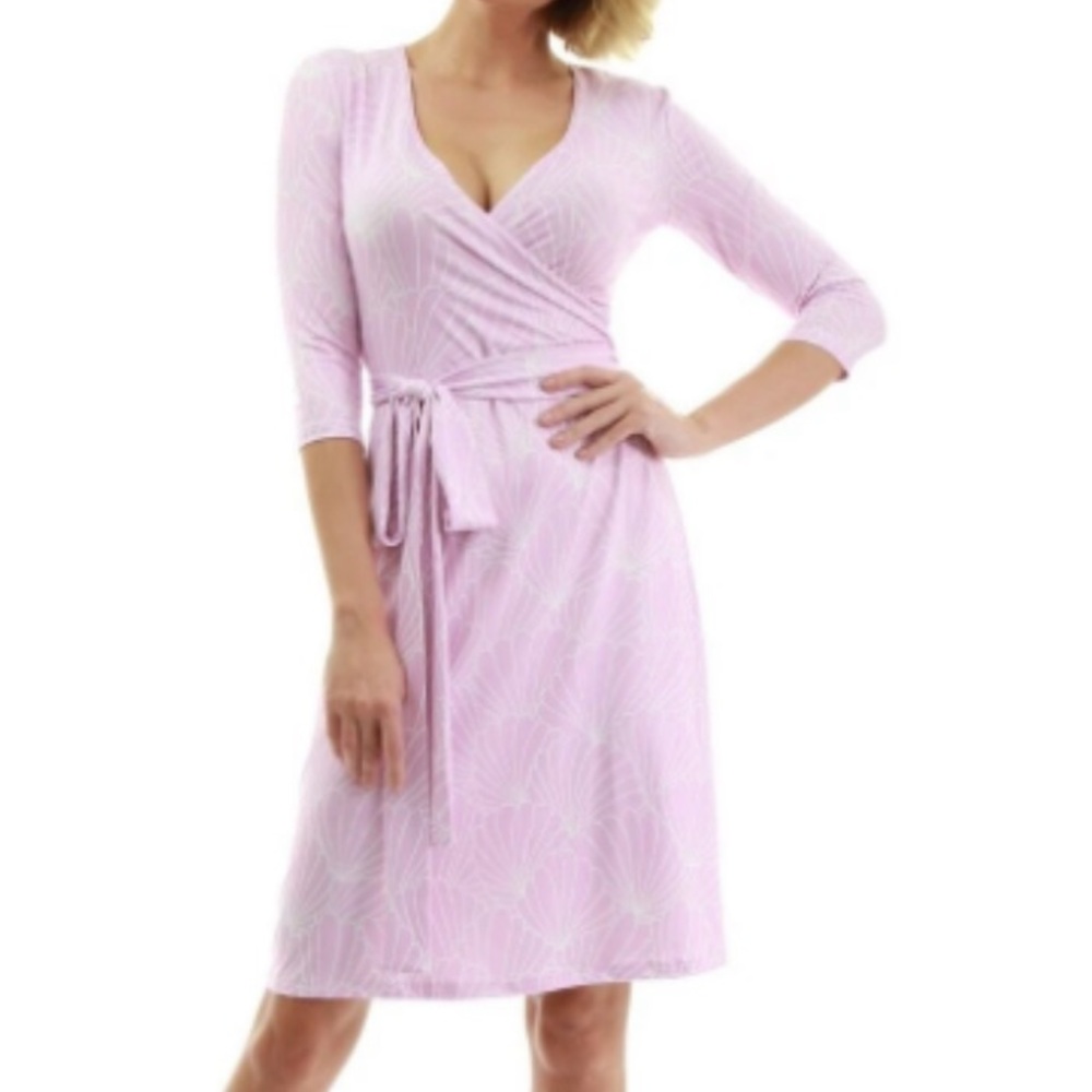 PattyBoutik pink swing dress